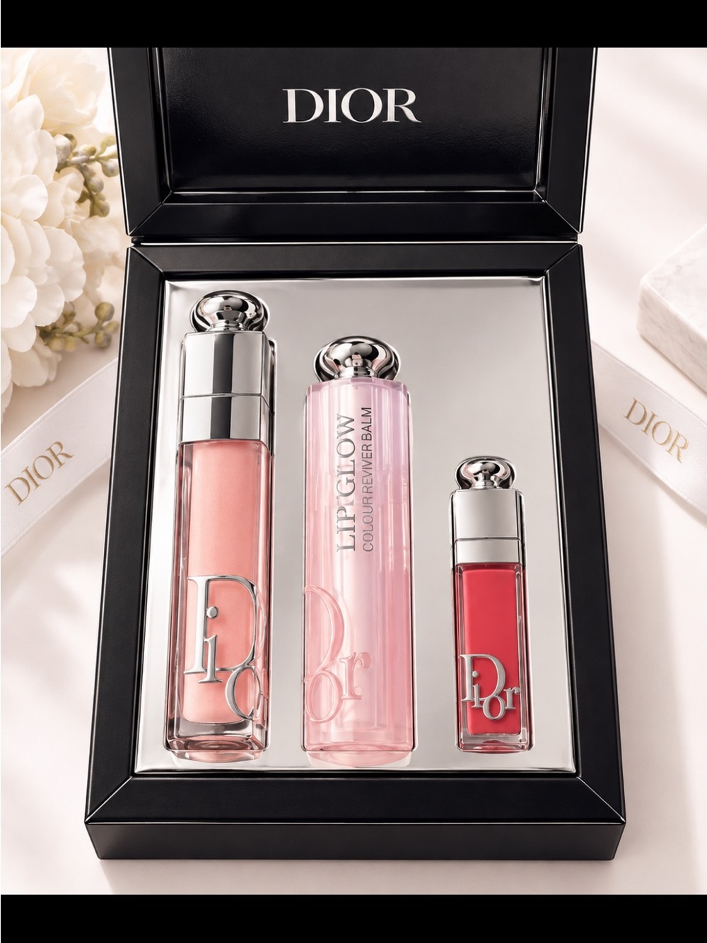 Dior Lip Glow & Gloss Set — Light Pink